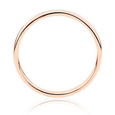 High Domed Wedding Band in 10kt Rose Gold High Domed Wedding Band in 10kt Rose Gold
