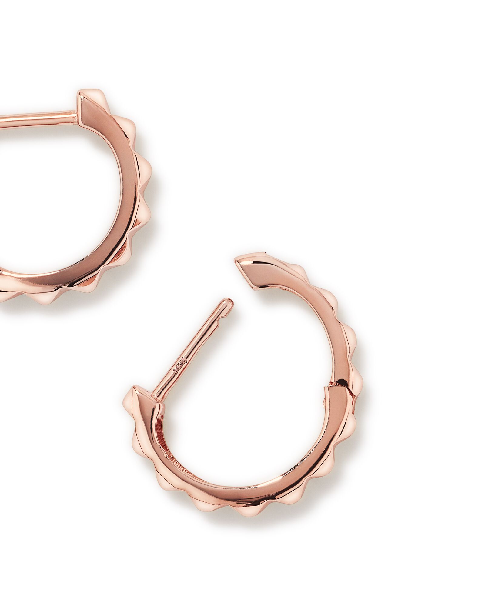 Signature Connect Huggie Earrings 10kt Rose Gold