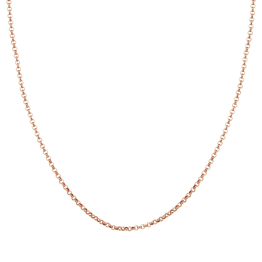 45cm 18 Hollow Belcher Chain in 10kt Yellow Gold