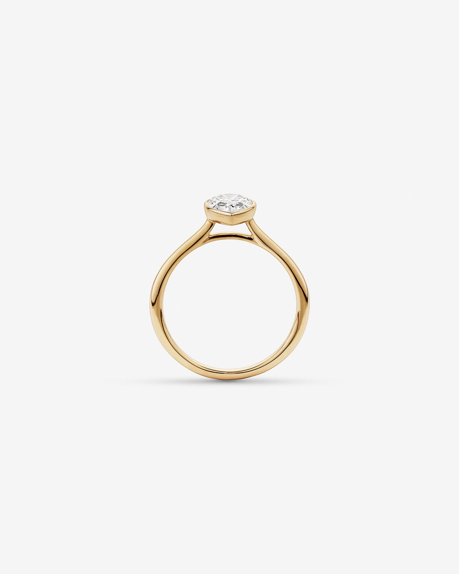 Bague de fiançailles en or jaune 14 carats en or jaune 14 carats en or jaune 14 carats