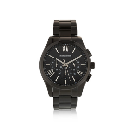 Men's Chronograph Watch in Black Tone Stainless Steel Men's Chronograph Watch in Black Tone Stainless Steel