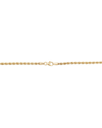 55cm (22") Rope Chain in 10kt Yellow Gold 55cm (22") Rope Chain in 10kt Yellow Gold