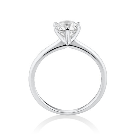 Michael Hill Solitaire Engagement Ring with a 1 Carat TW Diamond with the De Beers Code of Origin in Platinum Michael Hill Solitaire Engagement Ring with a 1 Carat TW Diamond with the De Beers Code of Origin in Platinum