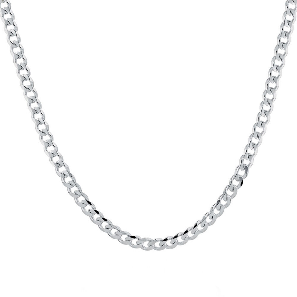 Curb Chain in Sterling Silver