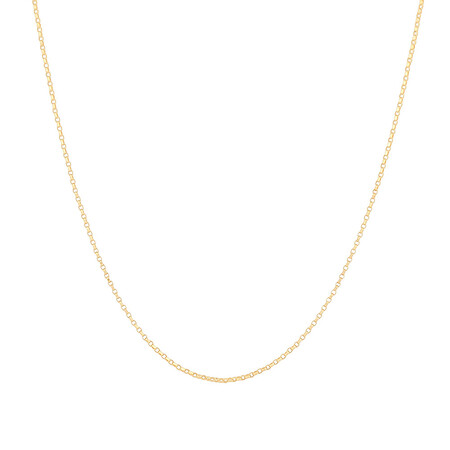 50cm (20") Belcher Chain in 10kt Yellow Gold