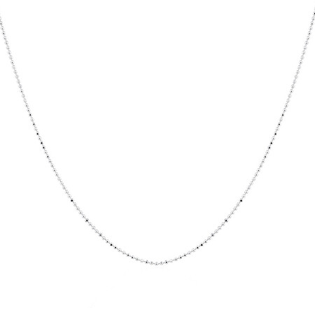 50cm (20") Ball Chain in Sterling Silver 50cm (20") Ball Chain in Sterling Silver