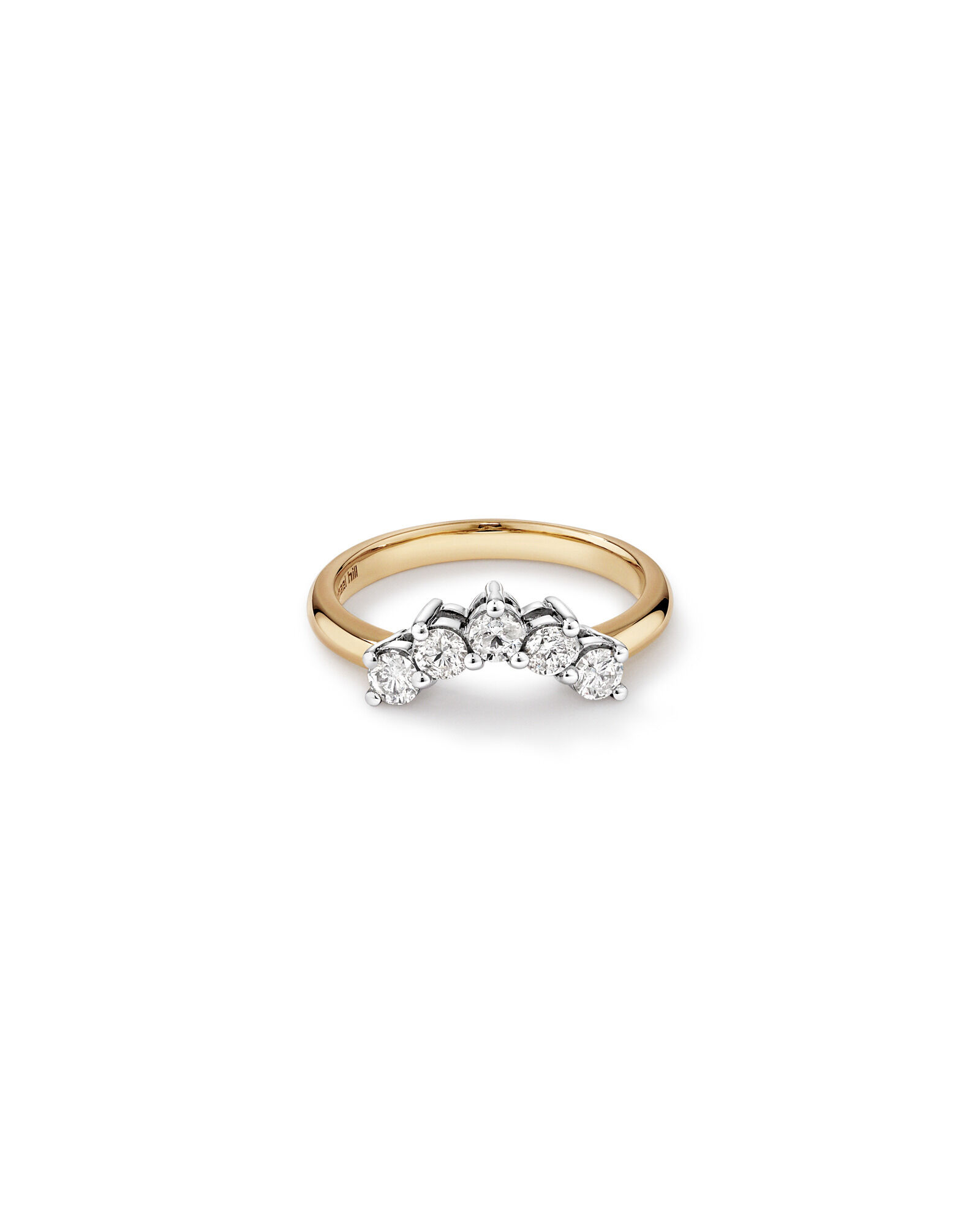 Half carat diamond ring yellow gold clearance