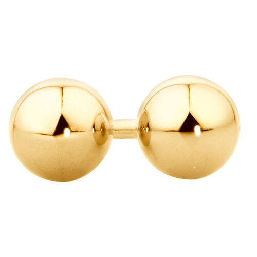 7mm Ball Stud Earrings in 14kt Yellow Gold