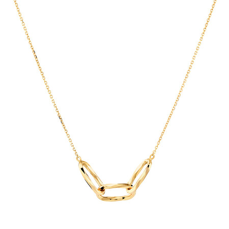Link Necklace in 10kt Yellow Gold Link Necklace in 10kt Yellow Gold