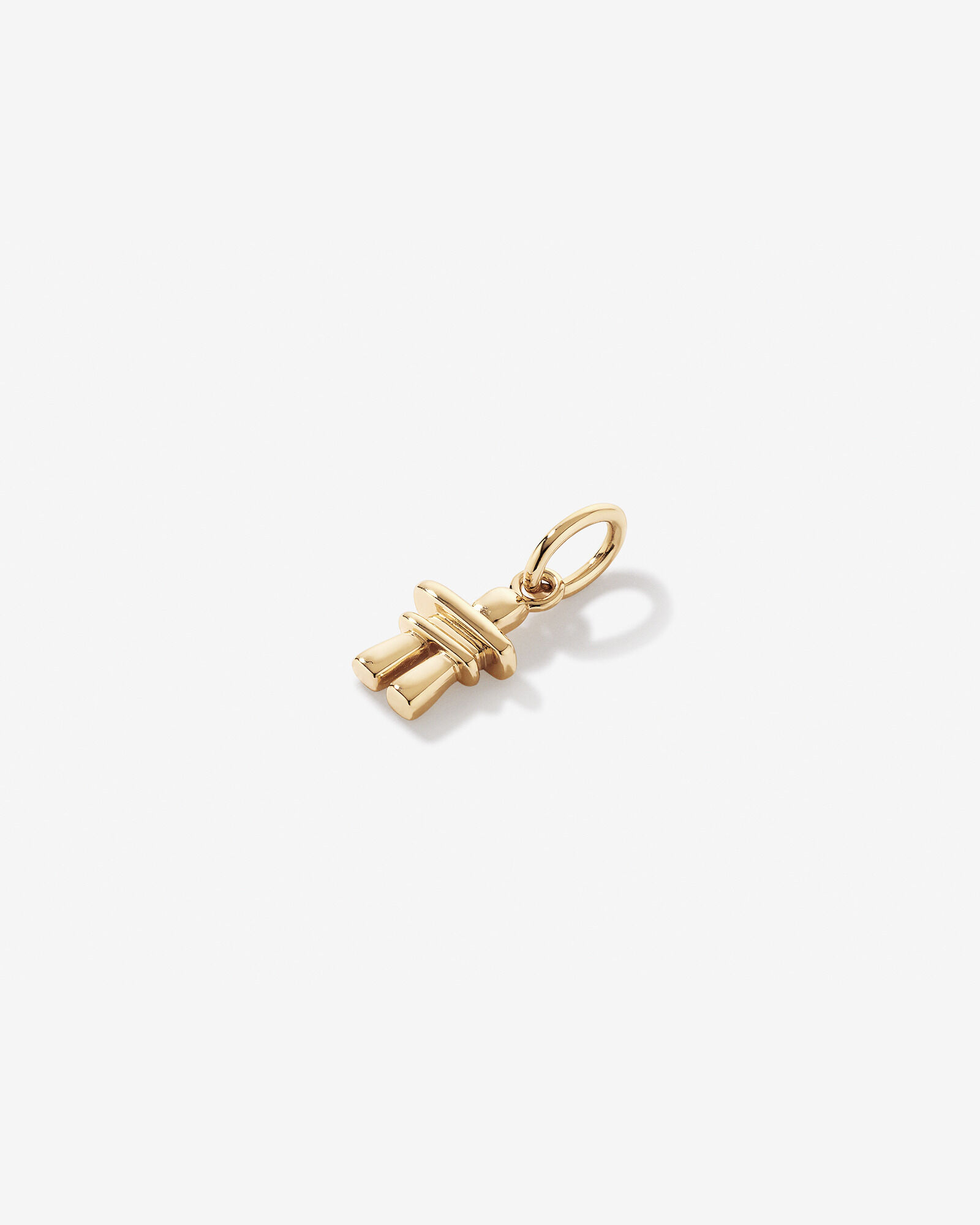 Canadian Inukshuk Pendant in 10kt Yellow Gold