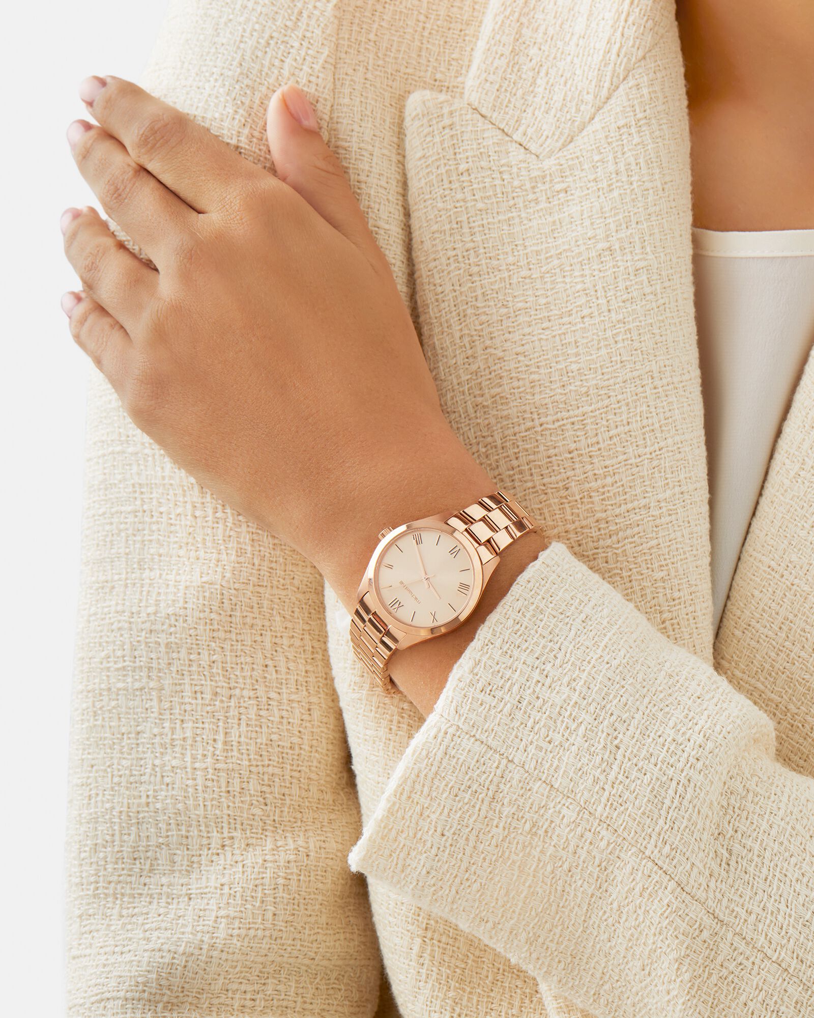 Ladies Watch Rose Tone Stainless Steel