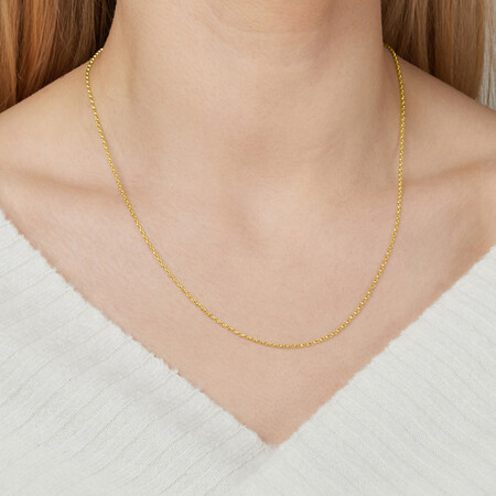 50cm (20") Belcher Chain in 10kt Yellow Gold 50cm (20") Belcher Chain in 10kt Yellow Gold