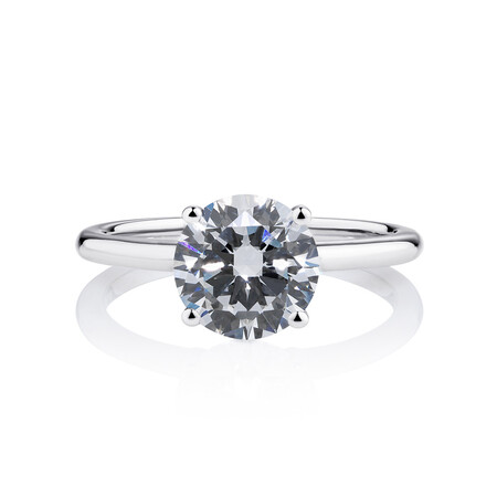 Laboratory-Created 1.75 Carat Diamond Ring in 14kt White Gold Laboratory-Created 1.75 Carat Diamond Ring in 14kt White Gold