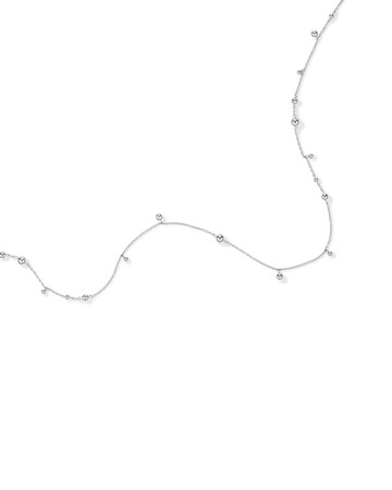 60cm (24") Bead Necklace in Sterling Silver 60cm (24") Bead Necklace in Sterling Silver