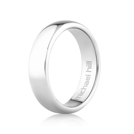 Men's Ring in Grey Sapphire Tungsten Men's Ring in Grey Sapphire Tungsten