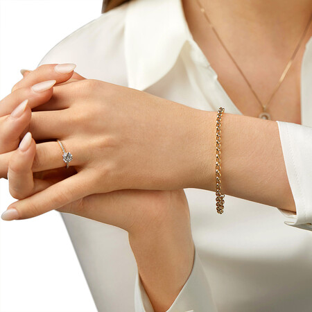 19cm (7.5") 4mm-4.5mm Width Belcher Bracelet in 10kt Yellow Gold 19cm (7.5") 4mm-4.5mm Width Belcher Bracelet in 10kt Yellow Gold