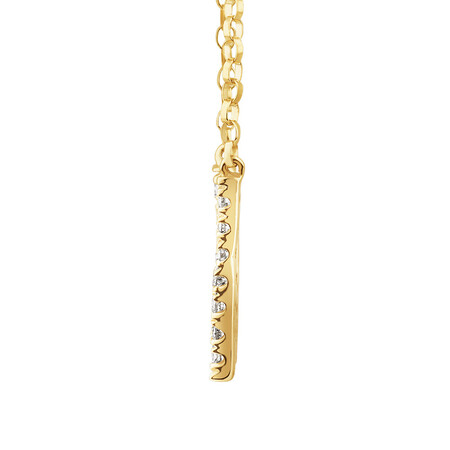 "W" Initial Necklace with 0.10 Carat TW of Diamonds in 10kt Yellow Gold "W" Initial Necklace with 0.10 Carat TW of Diamonds in 10kt Yellow Gold
