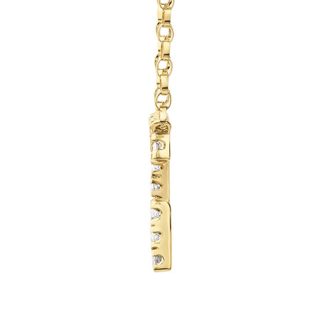 "G" Initial Necklace with 0.10 Carat TW of Diamonds in 10kt Yellow Gold "G" Initial Necklace with 0.10 Carat TW of Diamonds in 10kt Yellow Gold