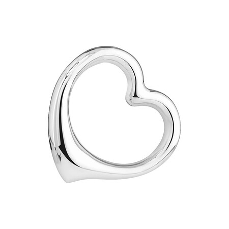 45cm (18") Open Heart Necklace in Sterling Silver 45cm (18") Open Heart Necklace in Sterling Silver