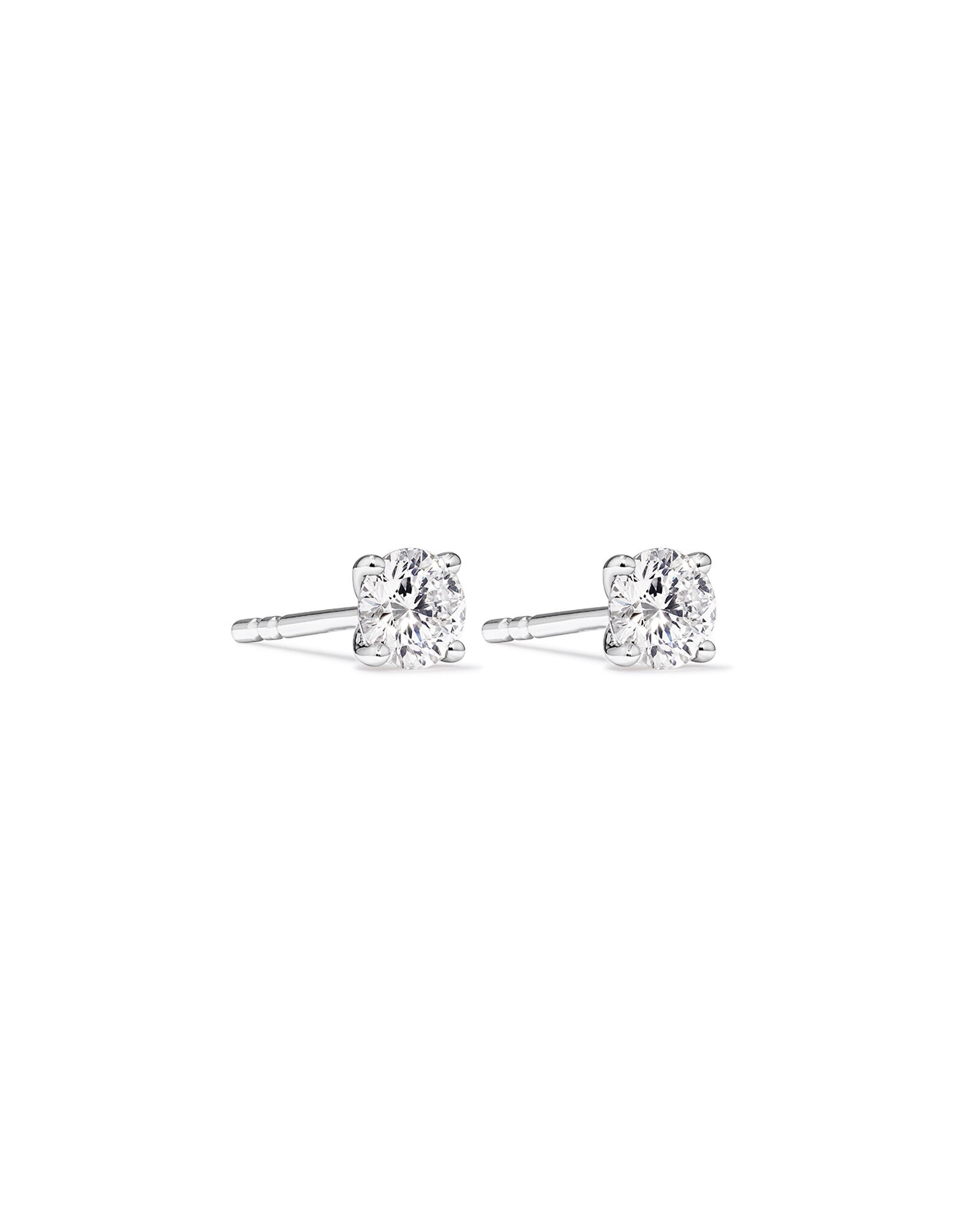 White gold earrings 18k on sale