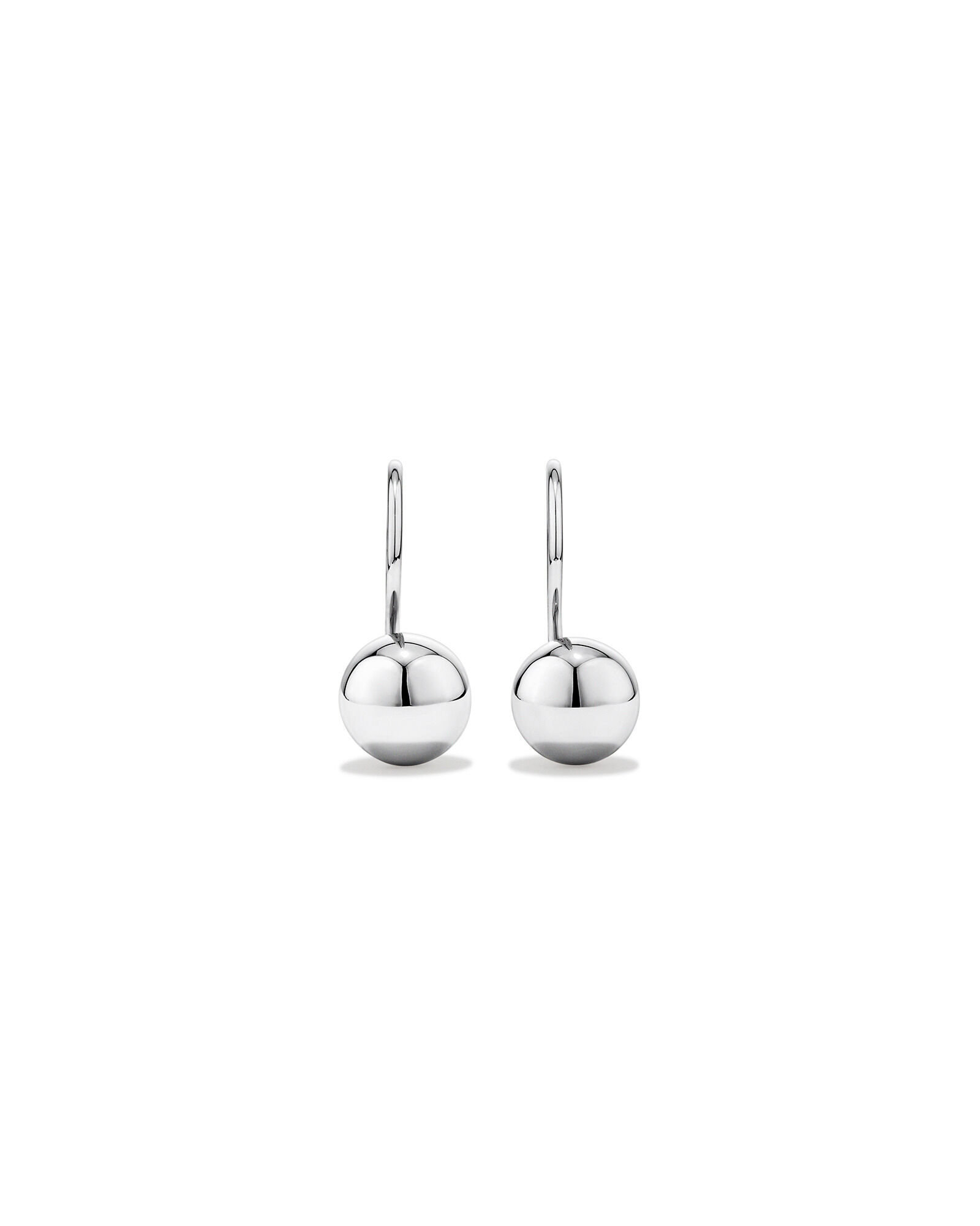 7mm Euroball Earrings 10kt White Gold