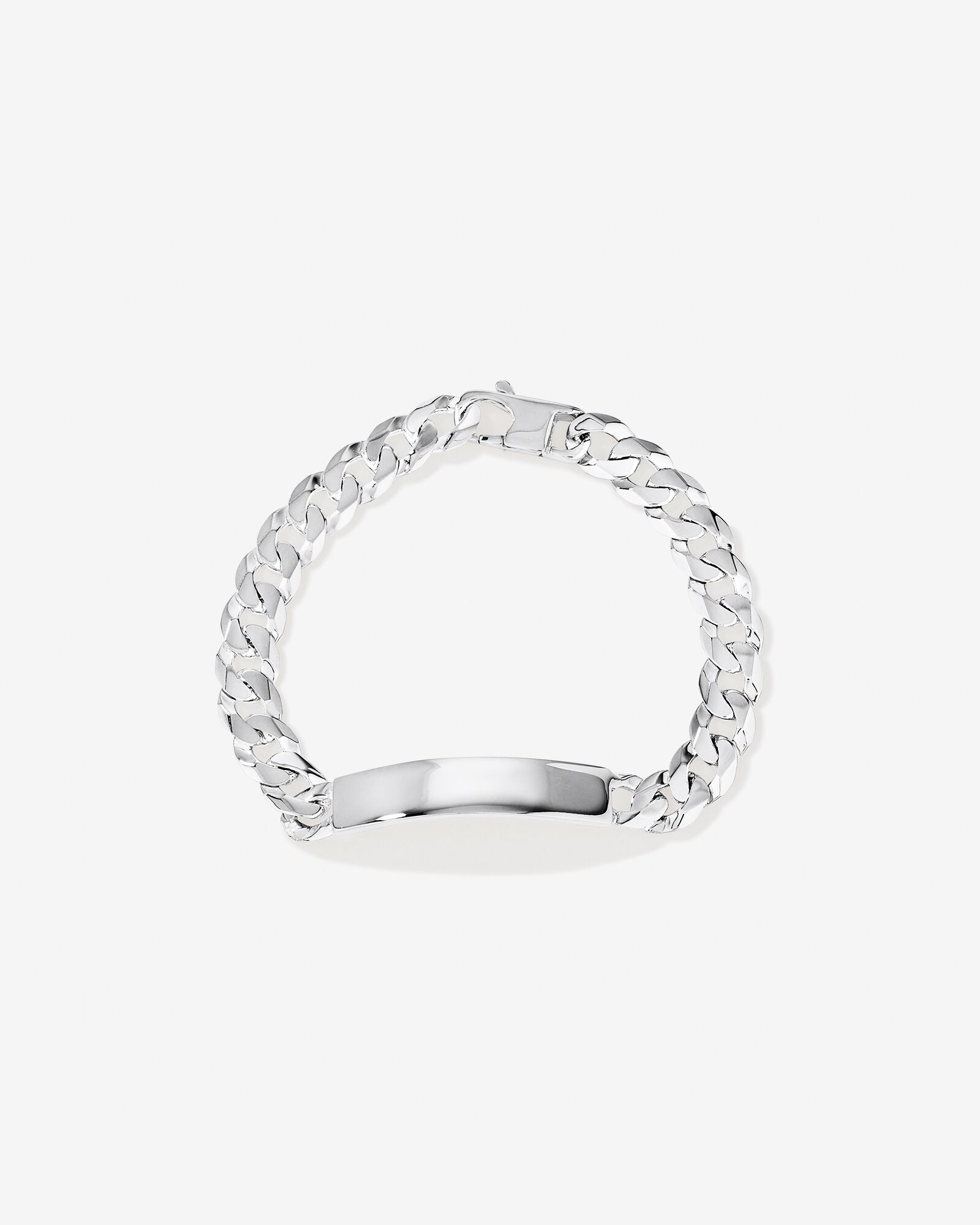 21cm (8.5") Identity Bracelet in Sterling Silver
