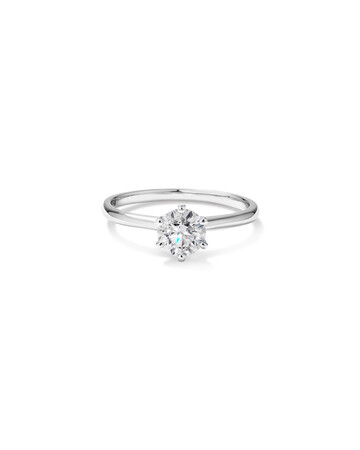 Michael Hill Solitaire Engagement Ring with a 0.70 Carat TW Diamond with the De Beers Code of Origin in Platinum Michael Hill Solitaire Engagement Ring with a 0.70 Carat TW Diamond with the De Beers Code of Origin in Platinum