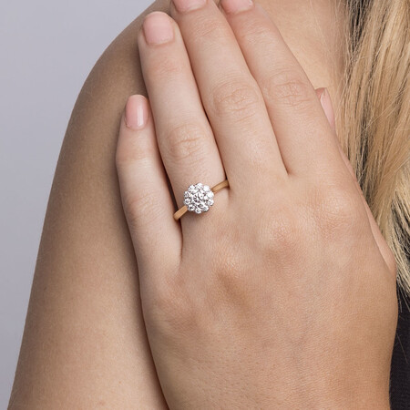 Southern Star Engagement Ring with 0.85 Carat TW of Diamonds in 14kt Yellow & White Gold Southern Star Engagement Ring with 0.85 Carat TW of Diamonds in 14kt Yellow & White Gold