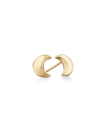 Moon Stud Earrings in 10kt Yellow Gold Moon Stud Earrings in 10kt Yellow Gold