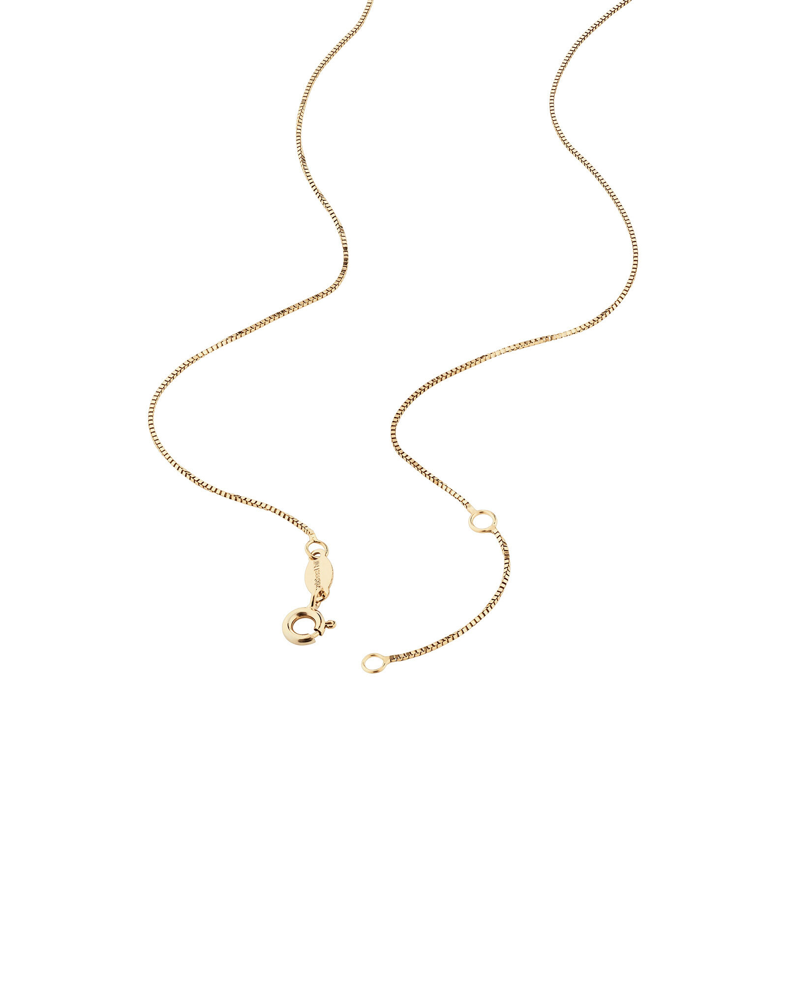 45cm (18") 0.66mm Width Box Chain in 18kt Yellow Gold