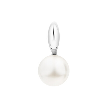 Pendant with Cultured Freshwater Pearl in Sterling Silver Pendant with Cultured Freshwater Pearl in Sterling Silver
