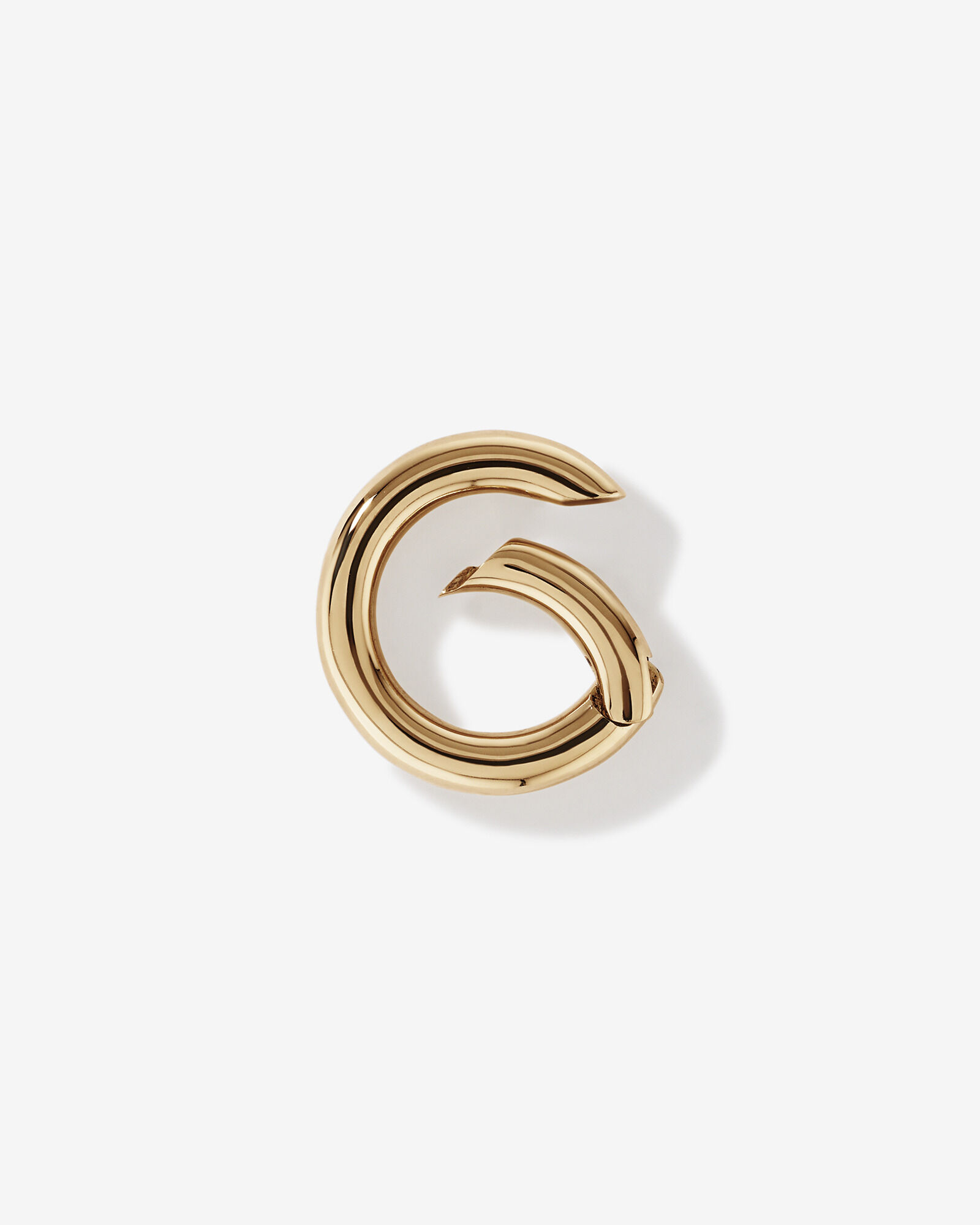 Polished Circle Pendant Connector in 10k Yellow Gold