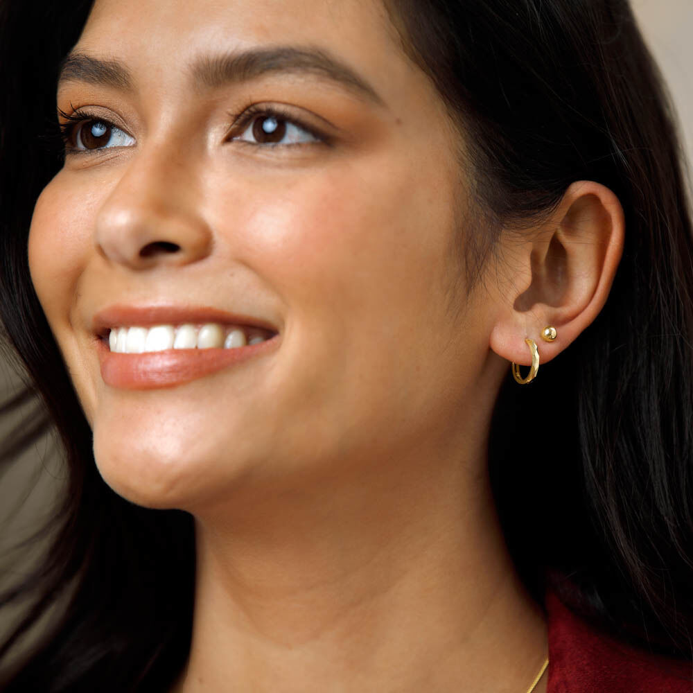 5mm Ball Stud Earrings in 10kt Yellow Gold