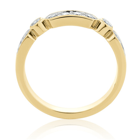Ring with 1/3 Carat TW of Diamonds in 10kt Yellow Gold Ring with 1/3 Carat TW of Diamonds in 10kt Yellow Gold