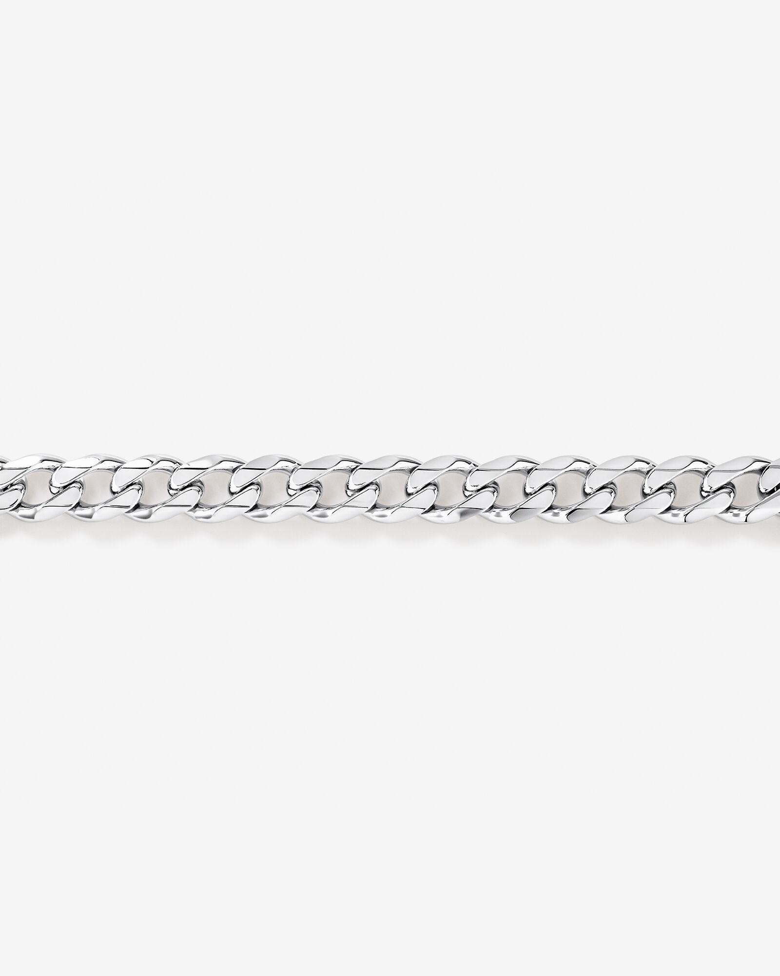 14.8mm Curb Bracelet in Sterling Silver