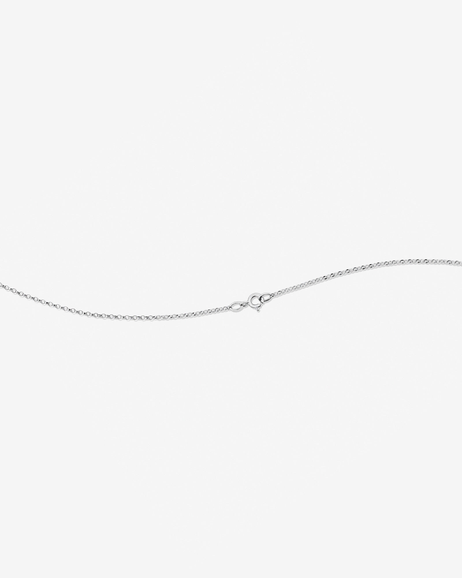 X Initial Necklace with 0.10 Carat TW of Diamonds in 10kt White Gold