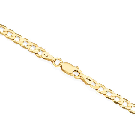 55cm (22") 3.5mm-4mm Width Curb Chain in 10kt Yellow Gold 55cm (22") 3.5mm-4mm Width Curb Chain in 10kt Yellow Gold