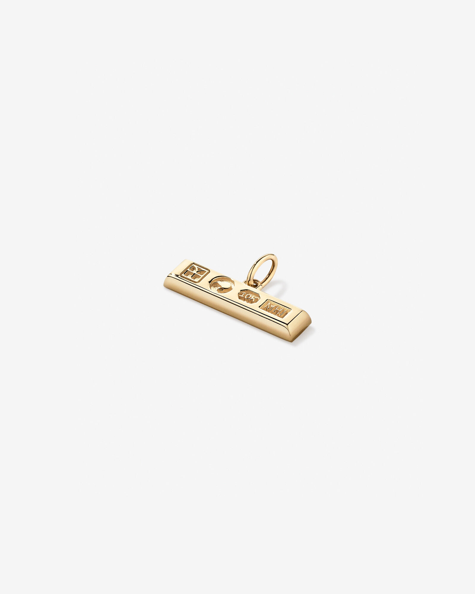 Ingot Pendant in 10kt Yellow Gold