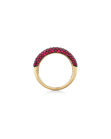 Ring with Ruby in 10kt Yellow Gold Ring with Ruby in 10kt Yellow Gold