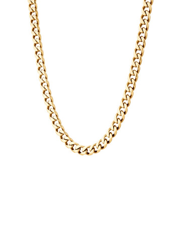 55cm (22") Solid Curb Chain in 10kt Yellow Gold 55cm (22") Solid Curb Chain in 10kt Yellow Gold