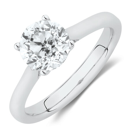 Southern Star Solitaire Engagement Ring with 1.5 Carat TW Diamond in 14kt White Gold