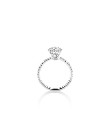 Sir Michael Hill Designer Halo Engagement Ring with 1.36 Carat TW of Diamonds in 18kt White Gold Sir Michael Hill Designer Halo Engagement Ring with 1.36 Carat TW of Diamonds in 18kt White Gold