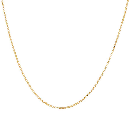 45cm (18") Diamond Cut Rolo Chain in 18kt Yellow Gold 45cm (18") Diamond Cut Rolo Chain in 18kt Yellow Gold