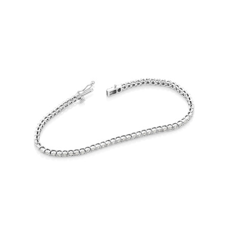 Tennis Bracelet with 1 Carat TW of Diamonds in 14kt White Gold Tennis Bracelet with 1 Carat TW of Diamonds in 14kt White Gold