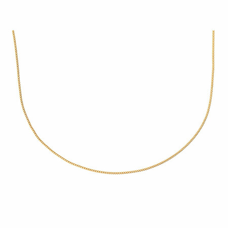45cm (18") Curb Chain in 10kt Yellow Gold