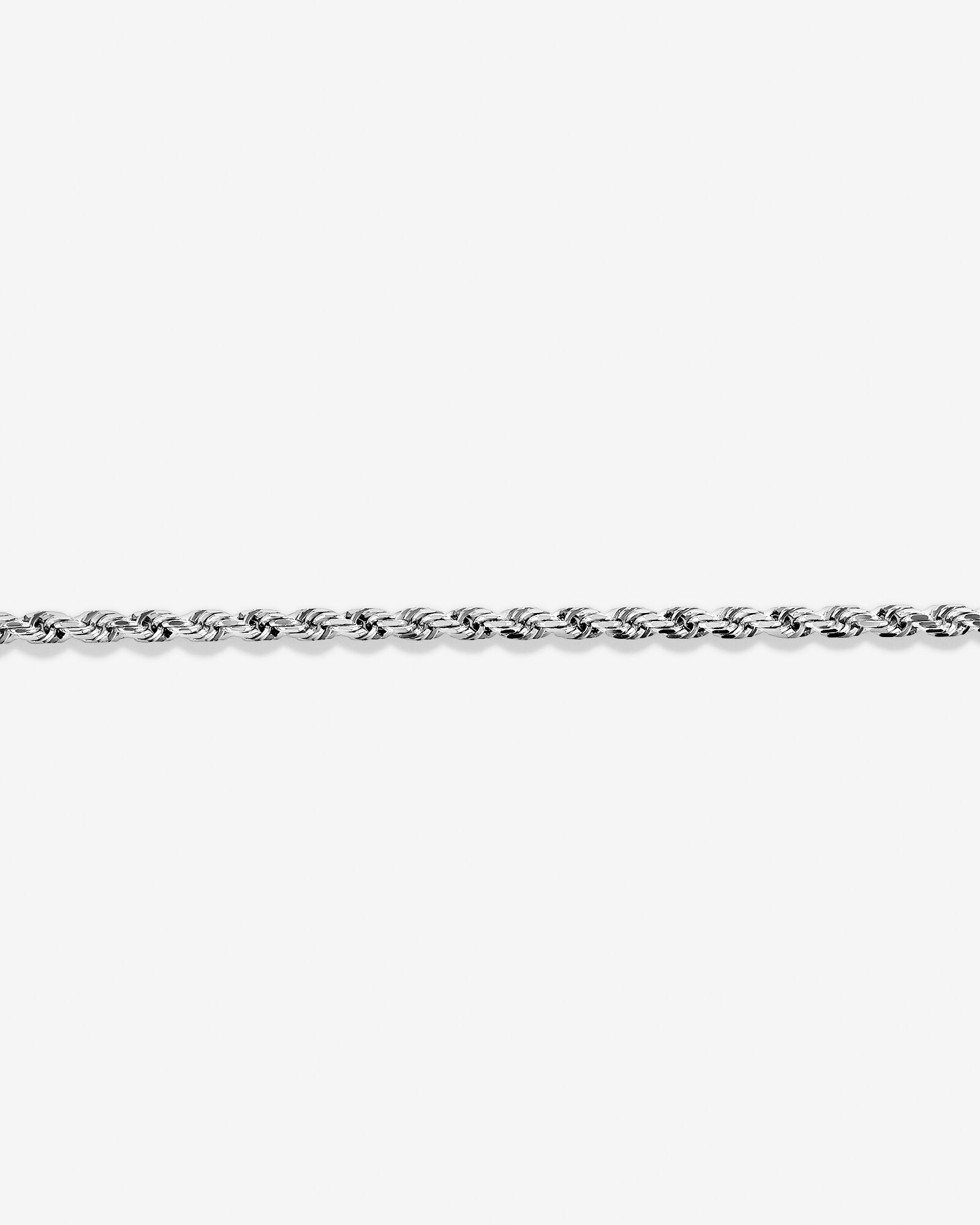 55cm (21.6") Rope Chain in Sterling Silver