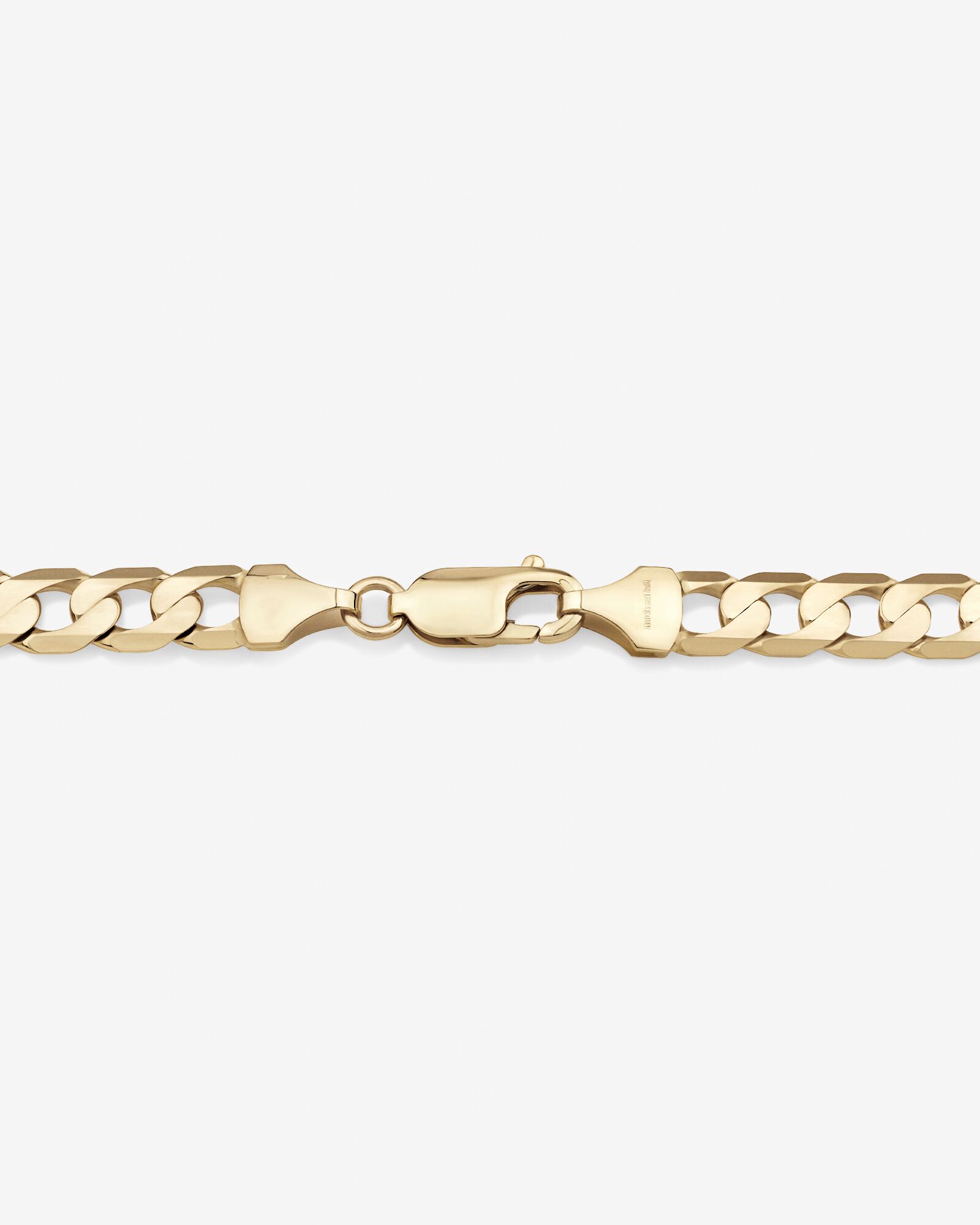 55cm (22") 6mm-6.5mm Width Curb Chain in 10kt Yellow Gold