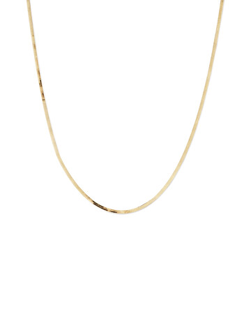 45cm (18”) 2mm-2.5mm Width Herringbone Chain in 10kt Yellow Gold 45cm (18”) 2mm-2.5mm Width Herringbone Chain in 10kt Yellow Gold