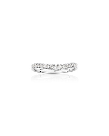 Bridal Set with 1.18 Carat TW of Diamonds in 14kt White Gold Bridal Set with 1.18 Carat TW of Diamonds in 14kt White Gold