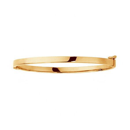 Hinged Bangle in 10kt Yellow Gold Hinged Bangle in 10kt Yellow Gold
